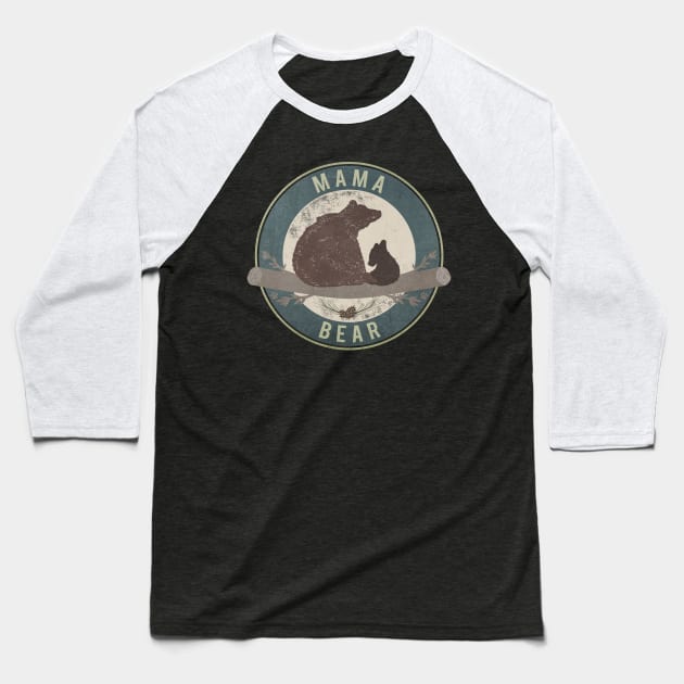 Mama Bear Baseball T-Shirt by directdesign